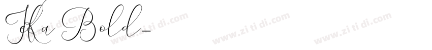 Kefa Bold字体转换